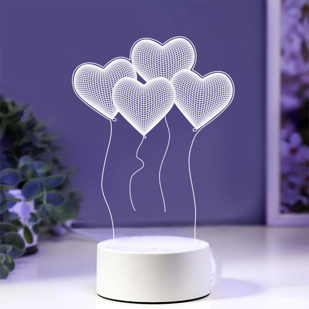 Love Balloon Night Light with Smart Touch 7 Colors